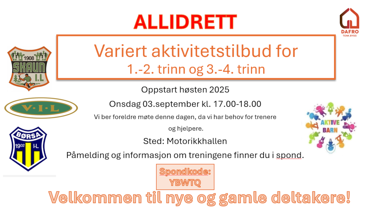 Allidrett 1-4. trinn